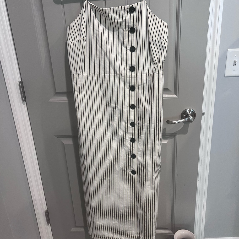 WHO WHAT WEAR cute striped dress!